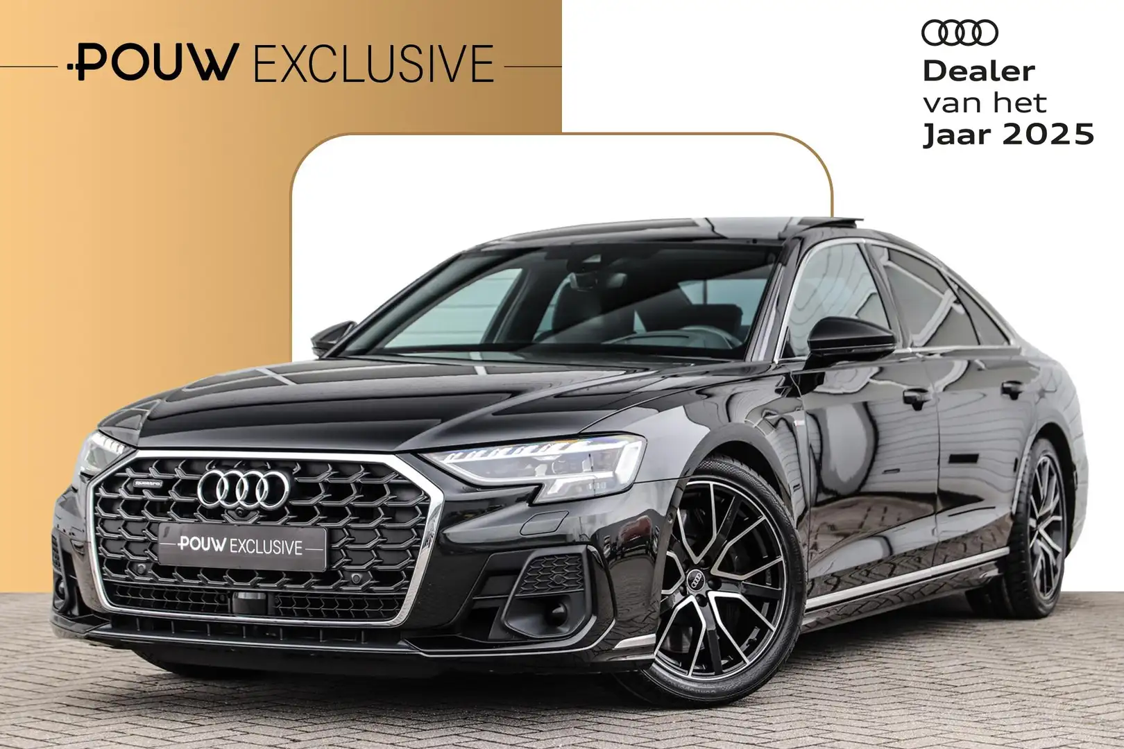 Audi A8 60 TFSIe 462pk Quattro S-Line | Trekhaak | Panoram Grijs - 1