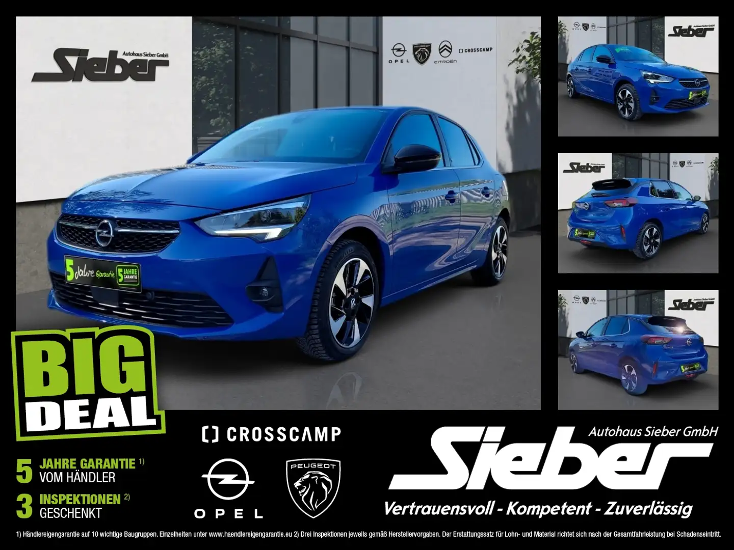 Opel Corsa F e Ultimate Winter Paket, LM, Klima Bleu - 1