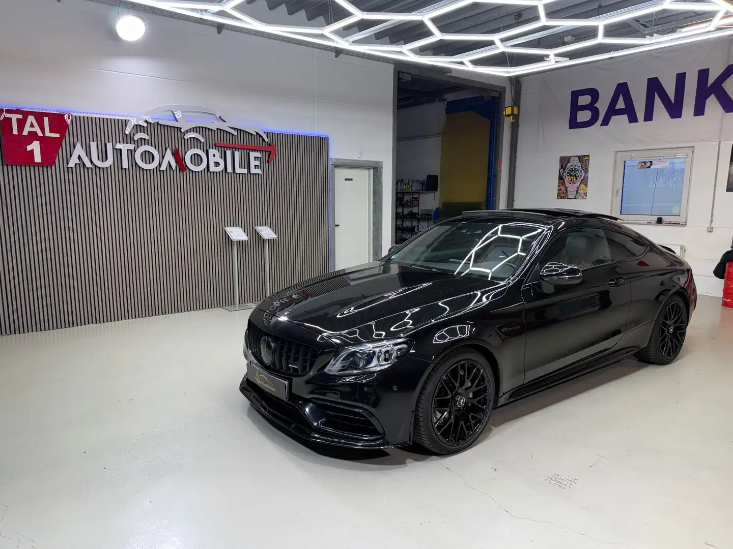 Mercedes-Benz C 63 AMG Coupe Burmester Panorama Performance Negro - 1