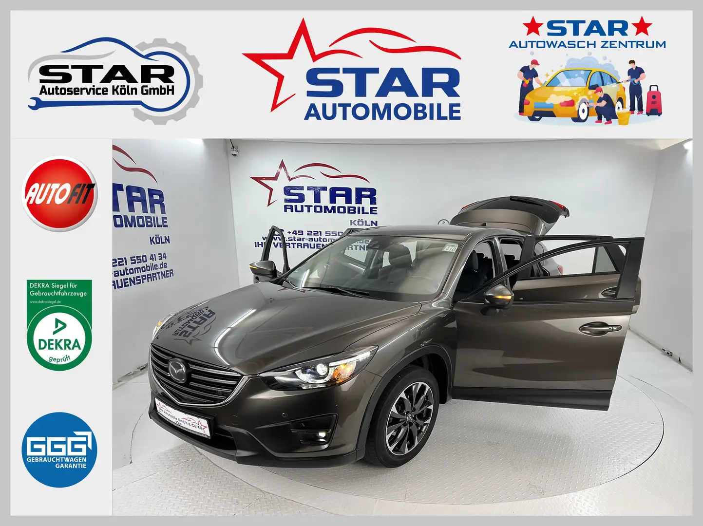 Mazda CX-5 CX-5 Nakama Intense Skyactive-D 129 KW Drive AWD* Grau - 1
