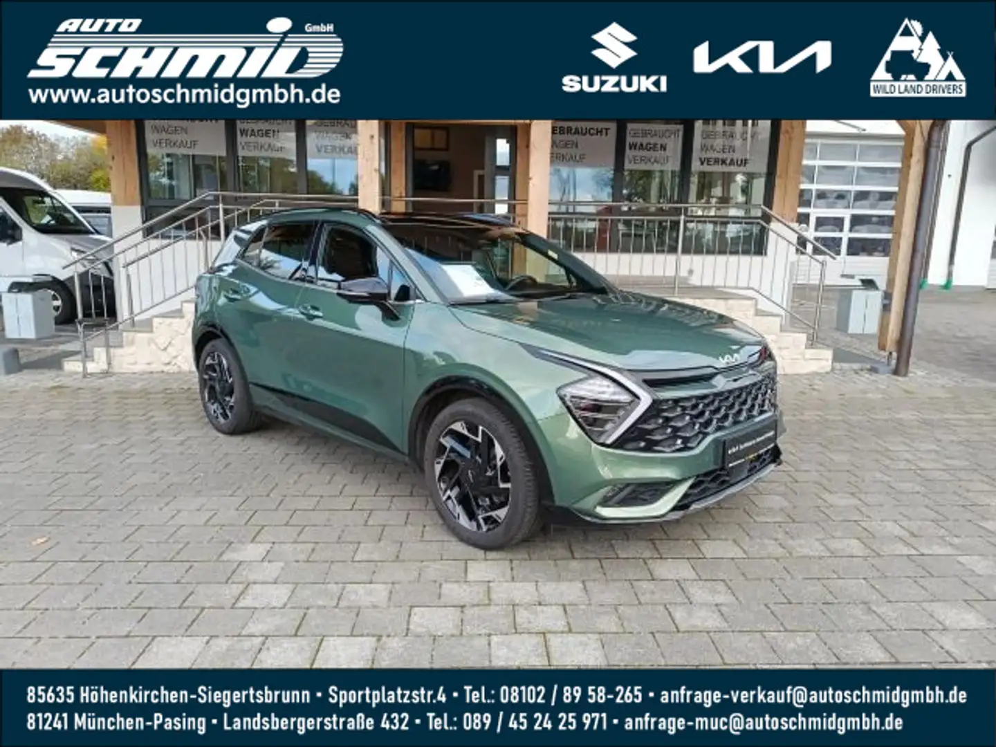 Kia Sportage SPORTAGE 1.6T 180 AWD DCT GTL DRI GD SOU Groen - 1