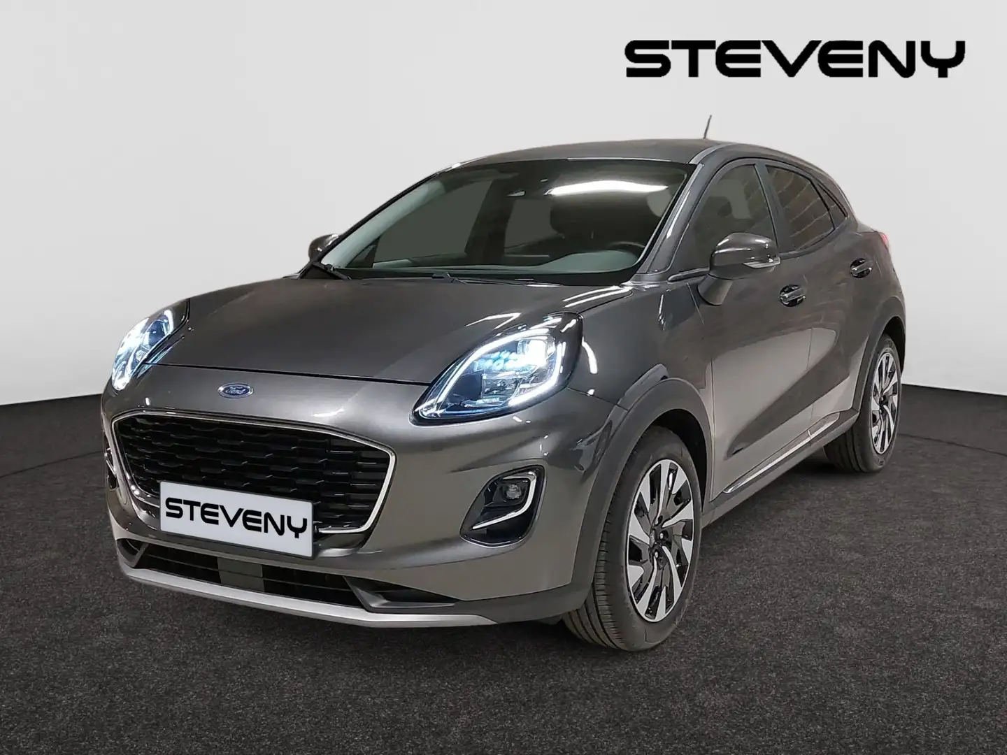 Ford Puma TITANIUM 1.0 EcoBoost 125CV mHEV *DEMO*GPS* Gris - 1