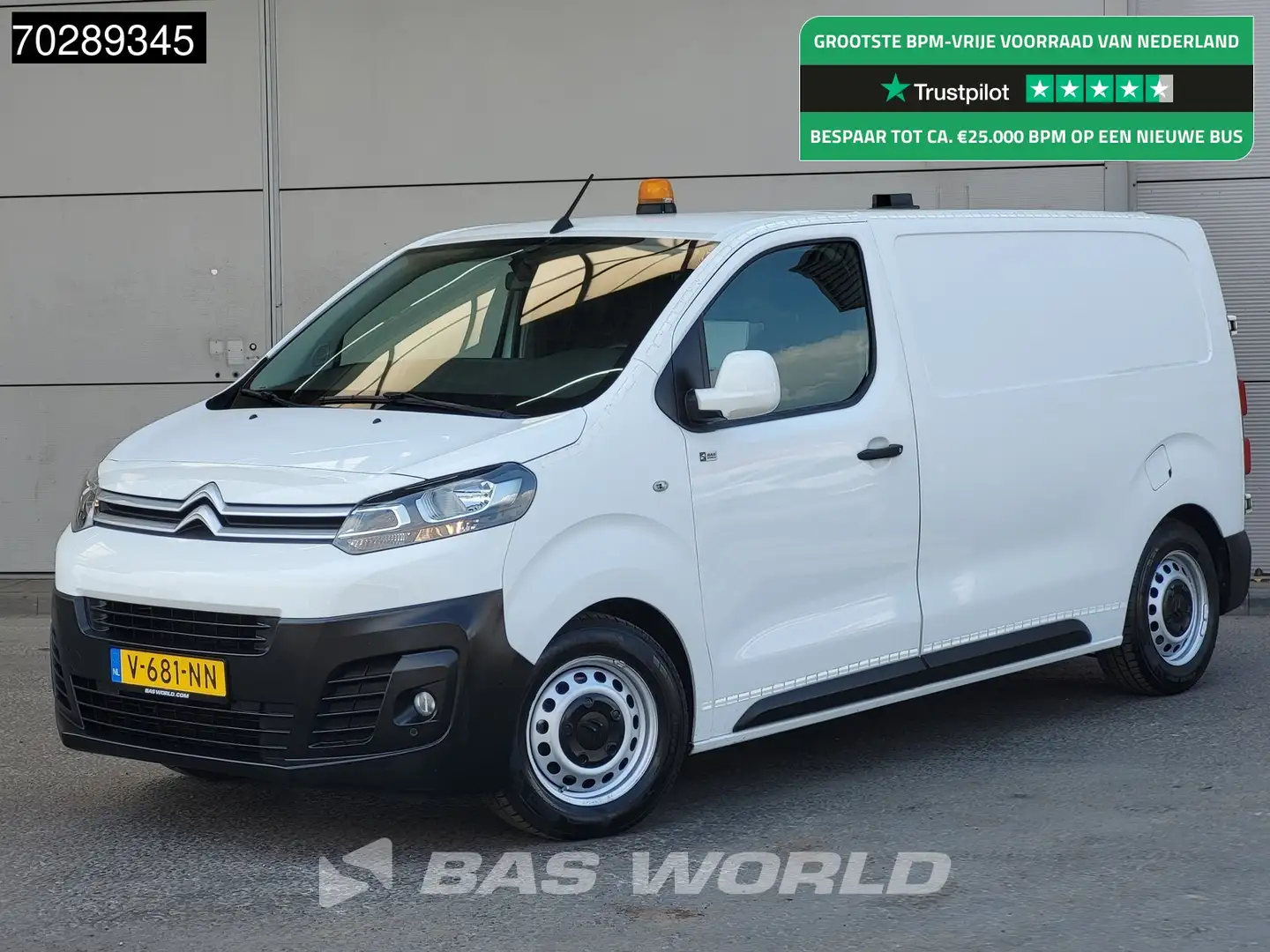Citroen Jumpy 95PK Automaat L2H1 Trekhaak Airco Cruise Parkeerse Wit - 1
