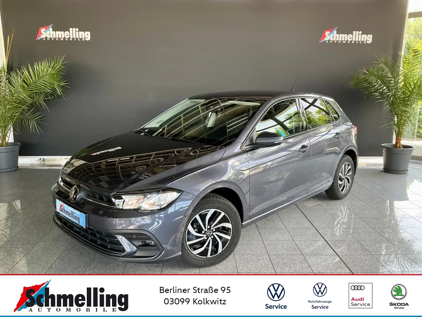 Volkswagen Polo LIFE 1.0 TSI DSG LED KLIMA SHZ RFK Gris - 1