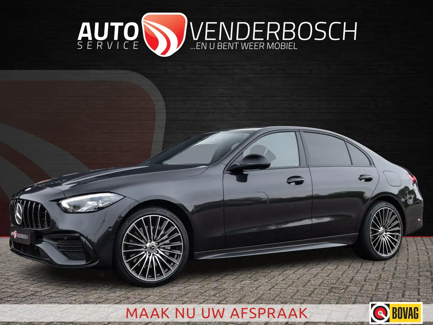 Mercedes-Benz C 300 e AMG Line 313pk | 19 inch | HUD | Sfeerverlichtin Grijs - 1