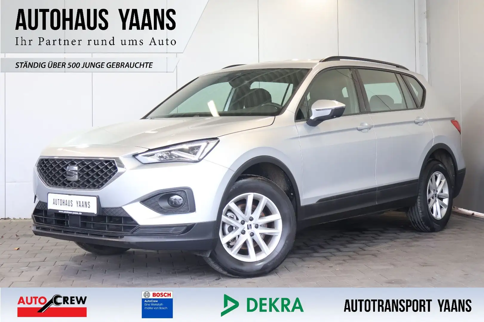 SEAT Tarraco 2.0 TDI Style AID+FRONT+LANE+PDC+LED Silber - 1