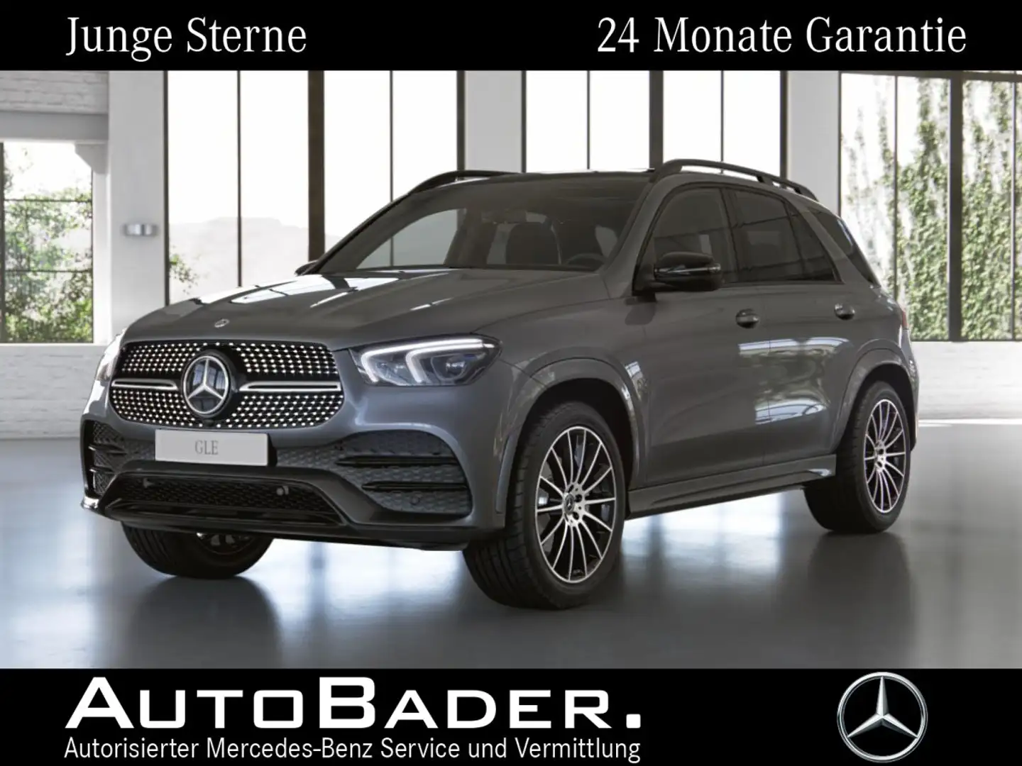 Mercedes-Benz GLE 300 GLE 300 d 4M AMG DISTR PSD MBeam AHK KGo AIRMATI Grau - 1