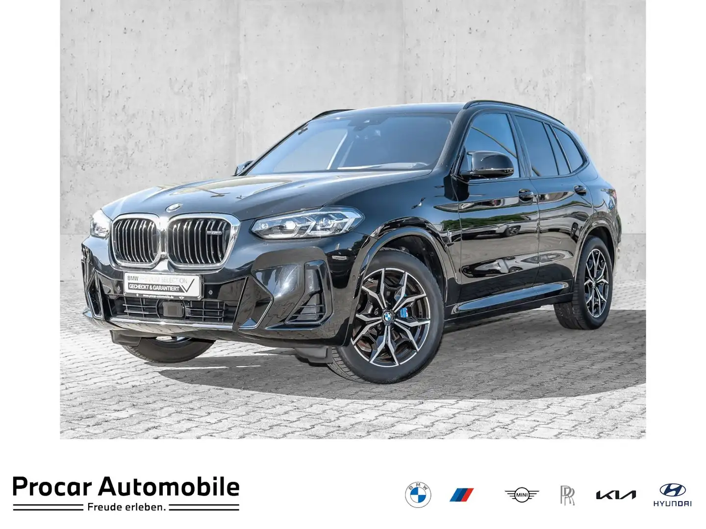 BMW X3 M 40d LCProf Pano AHK STHZ ACC Memory H/K Schwarz - 1