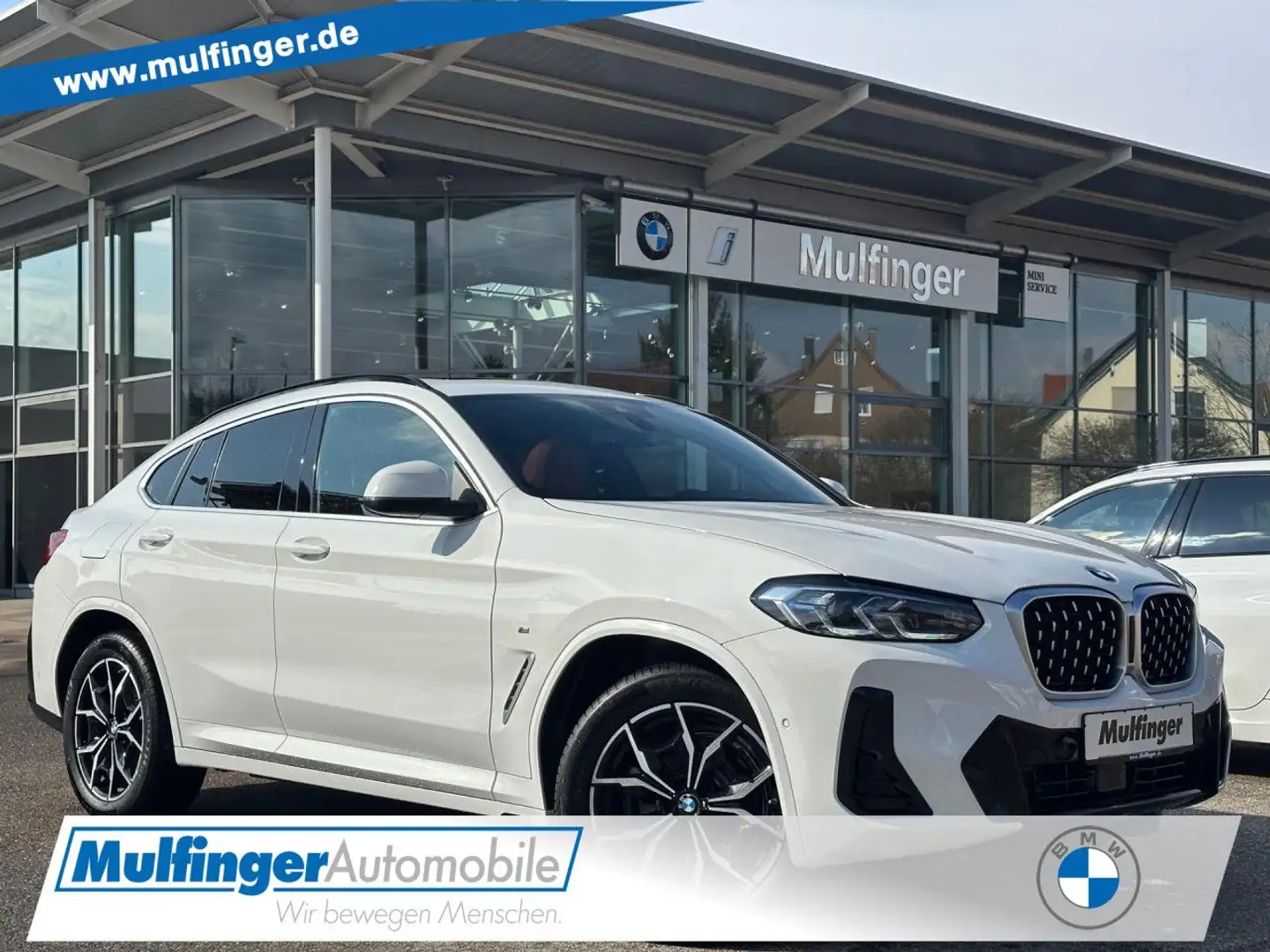 BMW X4 x20d M Sport Laser HUD ACC Standh.PanoD.AHK PDC Weiß - 1