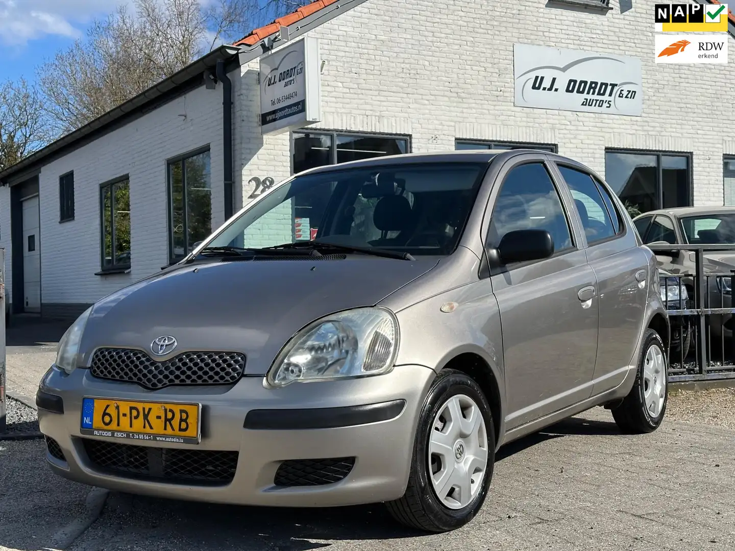 Toyota Yaris 1.0 VVT-i Idols airco ! Gri - 1