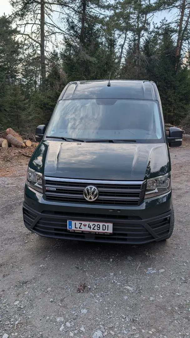 Volkswagen Crafter VW Crafter 35 4Motion Automatik | 177 PS | Allrad | 2x Schiebetür | 83.000 km | MwSt. ausweisbar Grün - 2