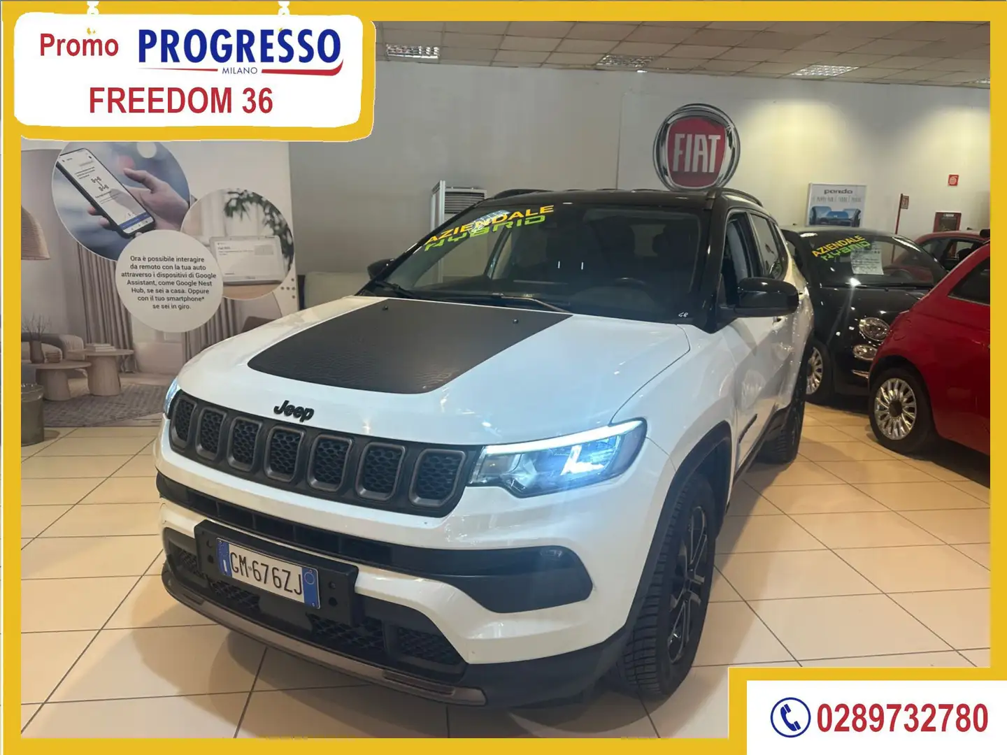 Jeep Compass Compass 1.3 Turbo T4 190 CV PHEV AT6 4xe Limited Bianco - 1