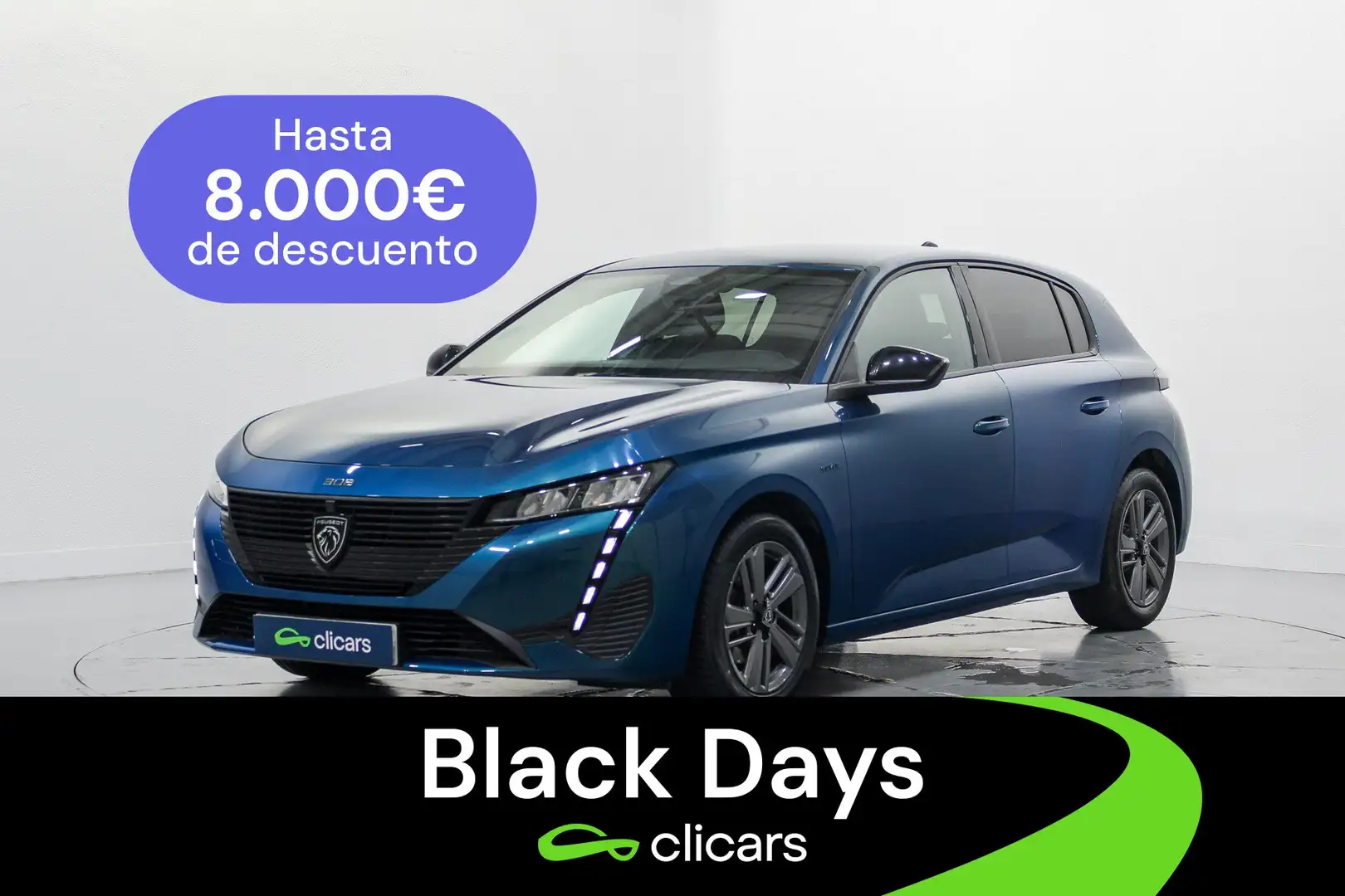 Peugeot 308 1.2 PureTech S&S Style EAT8 130 Blu/Azzurro - 1