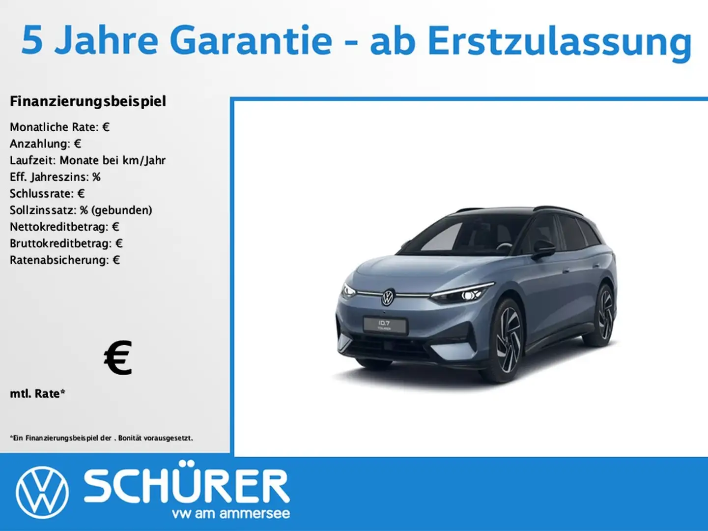 Volkswagen ID.7 Tourer Pro S Blau - 1