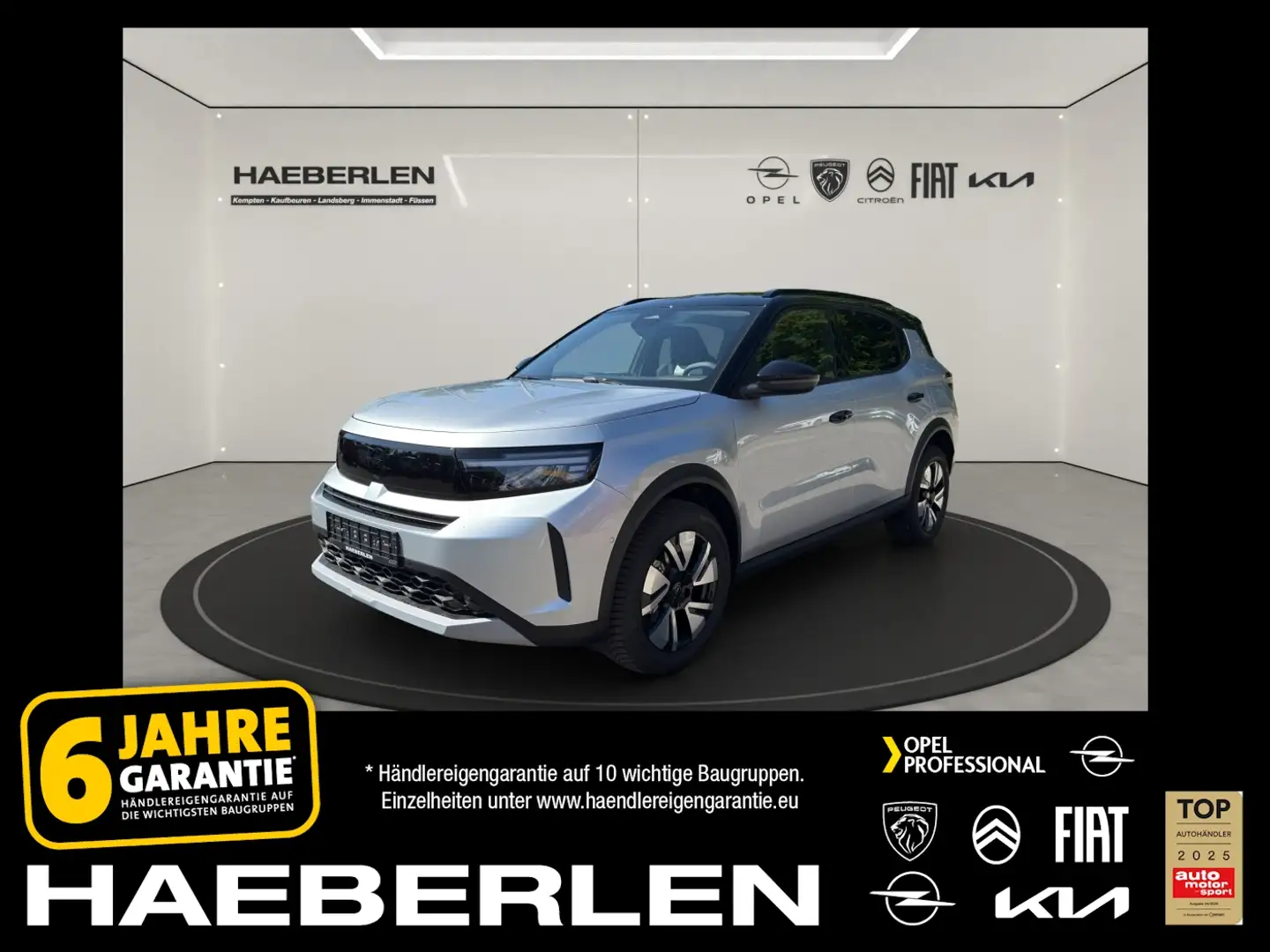 Opel Frontera 1.2 GS 74kW LED+Navi+SHZ+Fernlichtass. Silber - 1