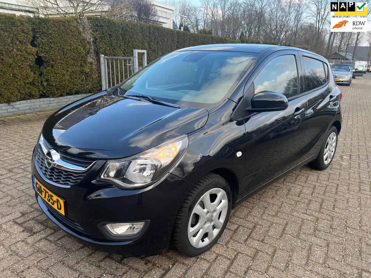 Opel Karl 1.0 ecoFLEX 5-DRS Edition AC CRUISE STUUR/STOELVER Zwart - 1