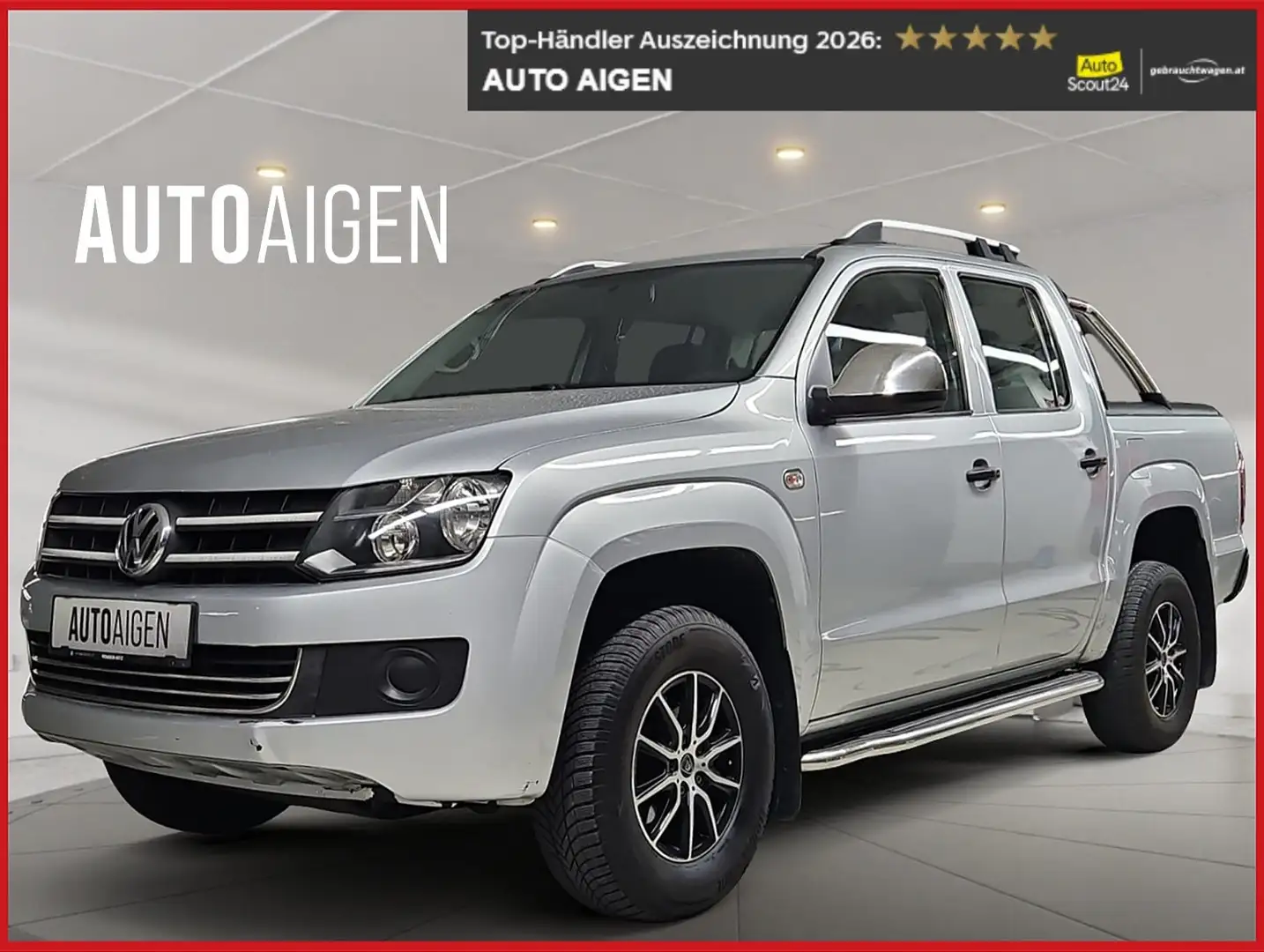 Volkswagen Amarok TDI 4Motion DoubleCab * 4x4 * AHK * PICKERL NEU * Silber - 1
