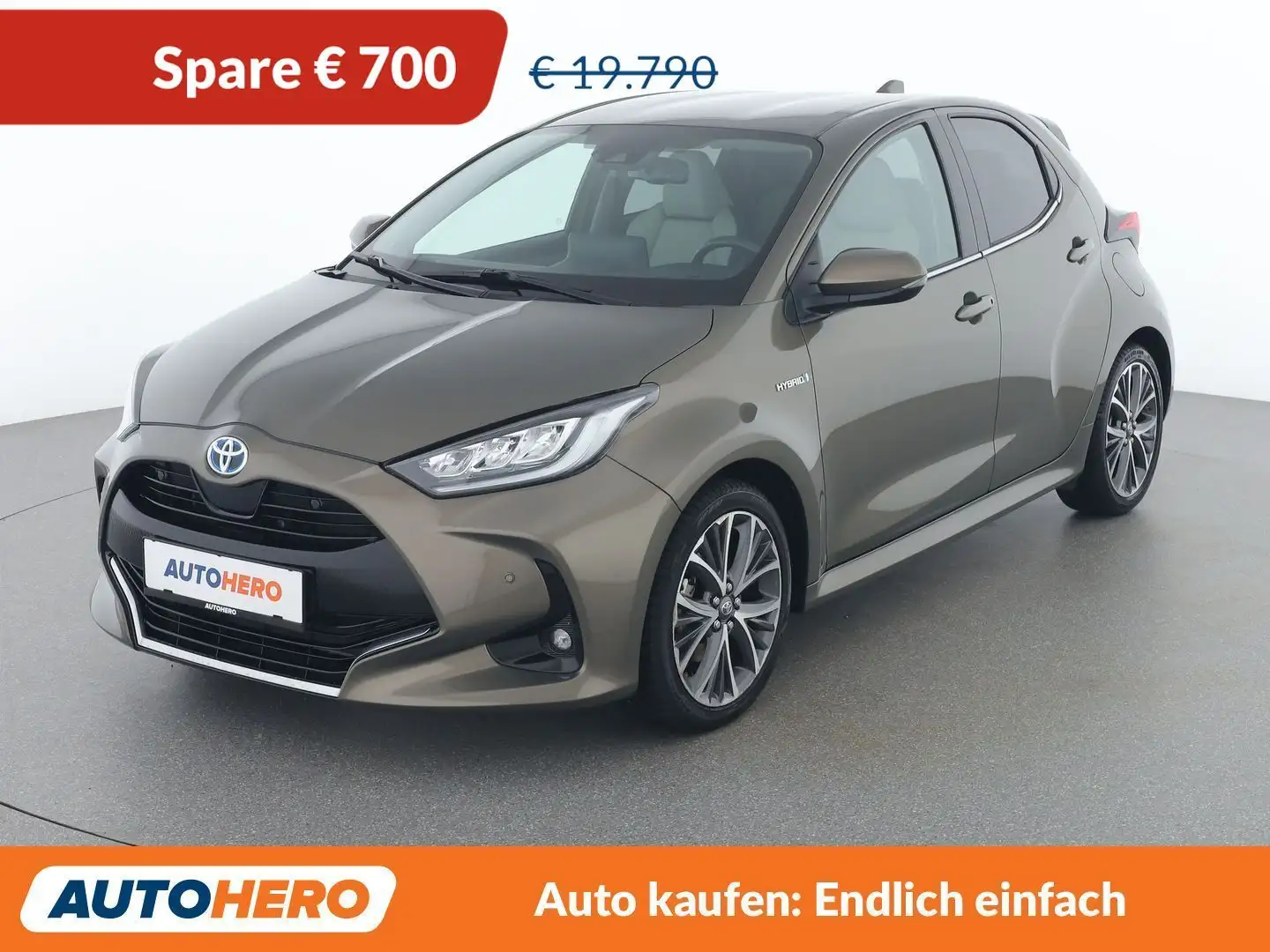 Toyota Yaris 1.5 Hybrid Lounge Grün - 1