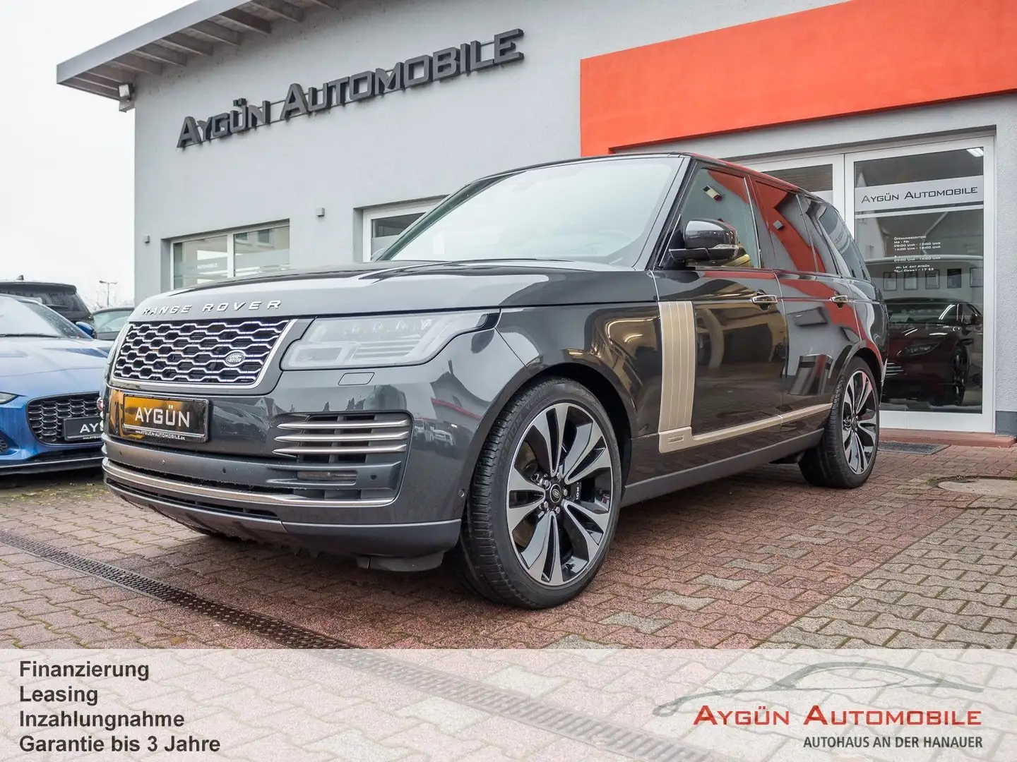 Land Rover Range Rover D350 Fifty*Standheizung* Grau - 1