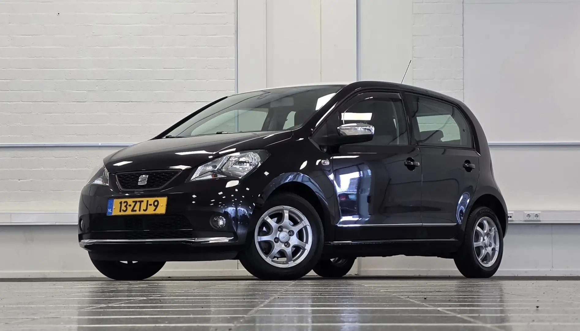 SEAT Mii 1.0i Style Automaat Airco 5d Garantie LM velgen Mo Schwarz - 1