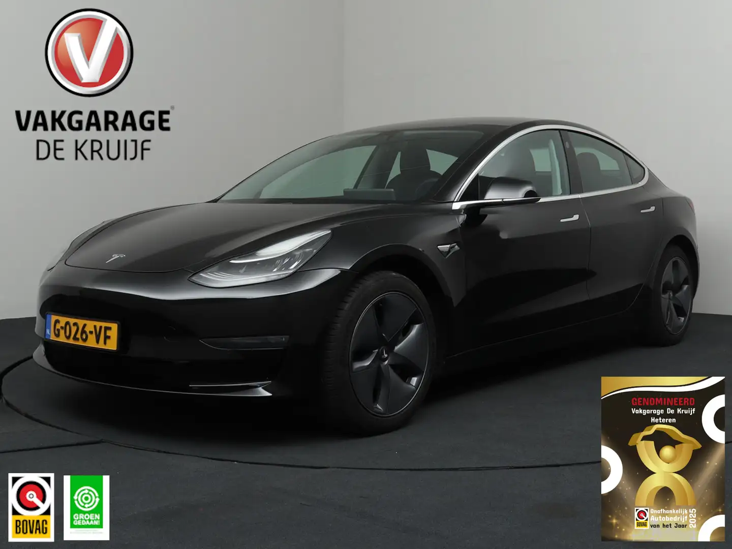 Tesla Model 3 Long Range AWD 75 kWh | Panoramadak | Navigatie | Zwart - 1