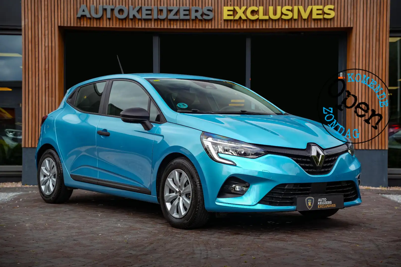 Renault Clio 1.0 SCe Airco Cruise Lane Assist PDC Blauw - 1