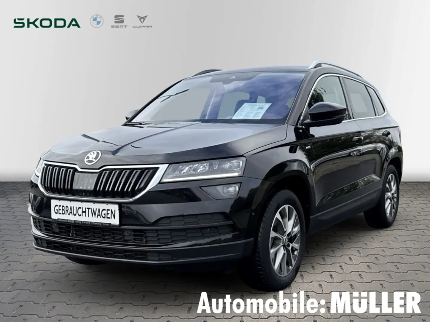 Skoda Karoq Clever 4x4 2.0 TDI 110 kW*Anhängerkupplung*NAVI*AC Schwarz - 1