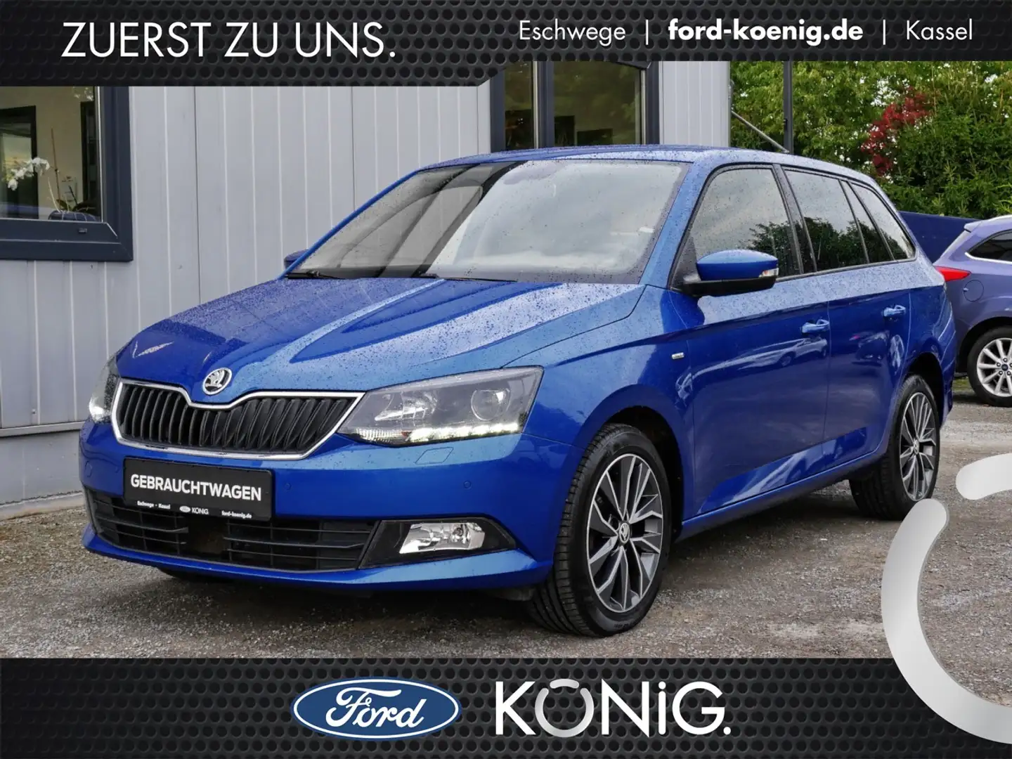 Skoda Fabia Combi Ambition 1.0 TSI Aut.+Navi+ParkPilot Klima Bleu - 1
