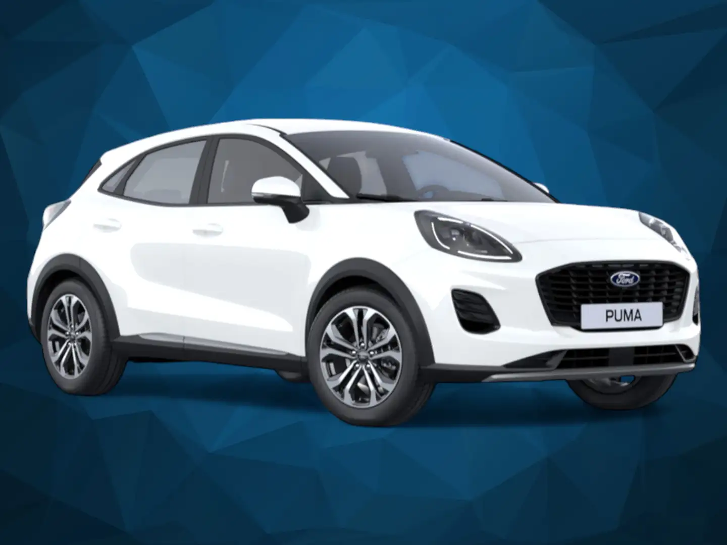 Ford Puma 1.0 TITANIUM Mild-Hybrid | NAVI | LED | Blanc - 2