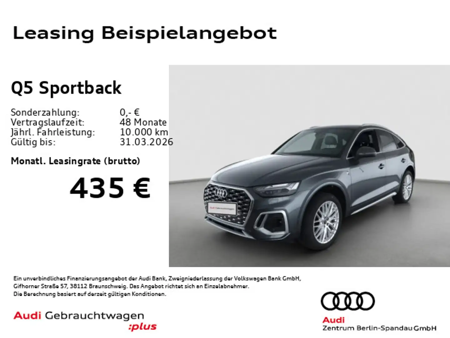 Audi Q5 40 TFSI qu. S line S tronic *StdHz* Grau - 1
