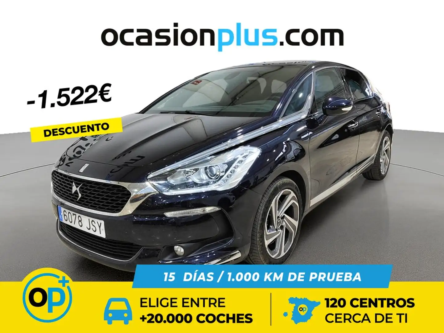 DS Automobiles DS 5 2.0BlueHDi S&S Style 150 Bleu - 1
