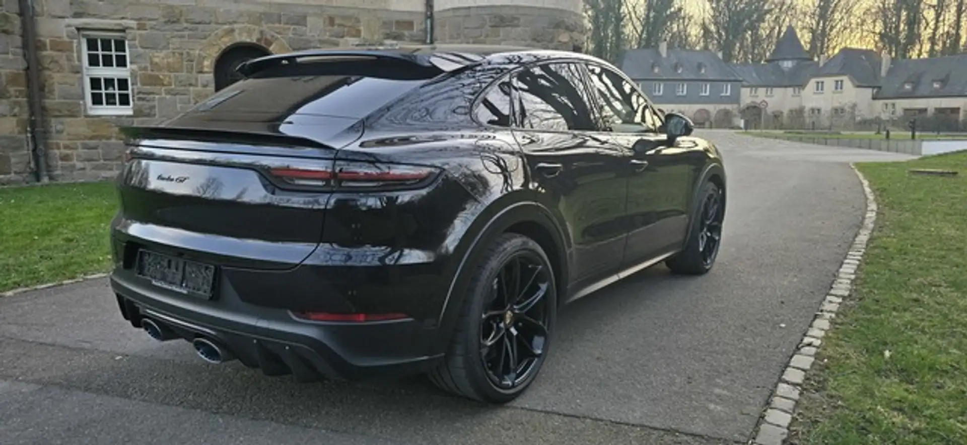 Porsche Cayenne Coupé Turbo GT+Burmester+HeadUp+Garantie Noir - 1