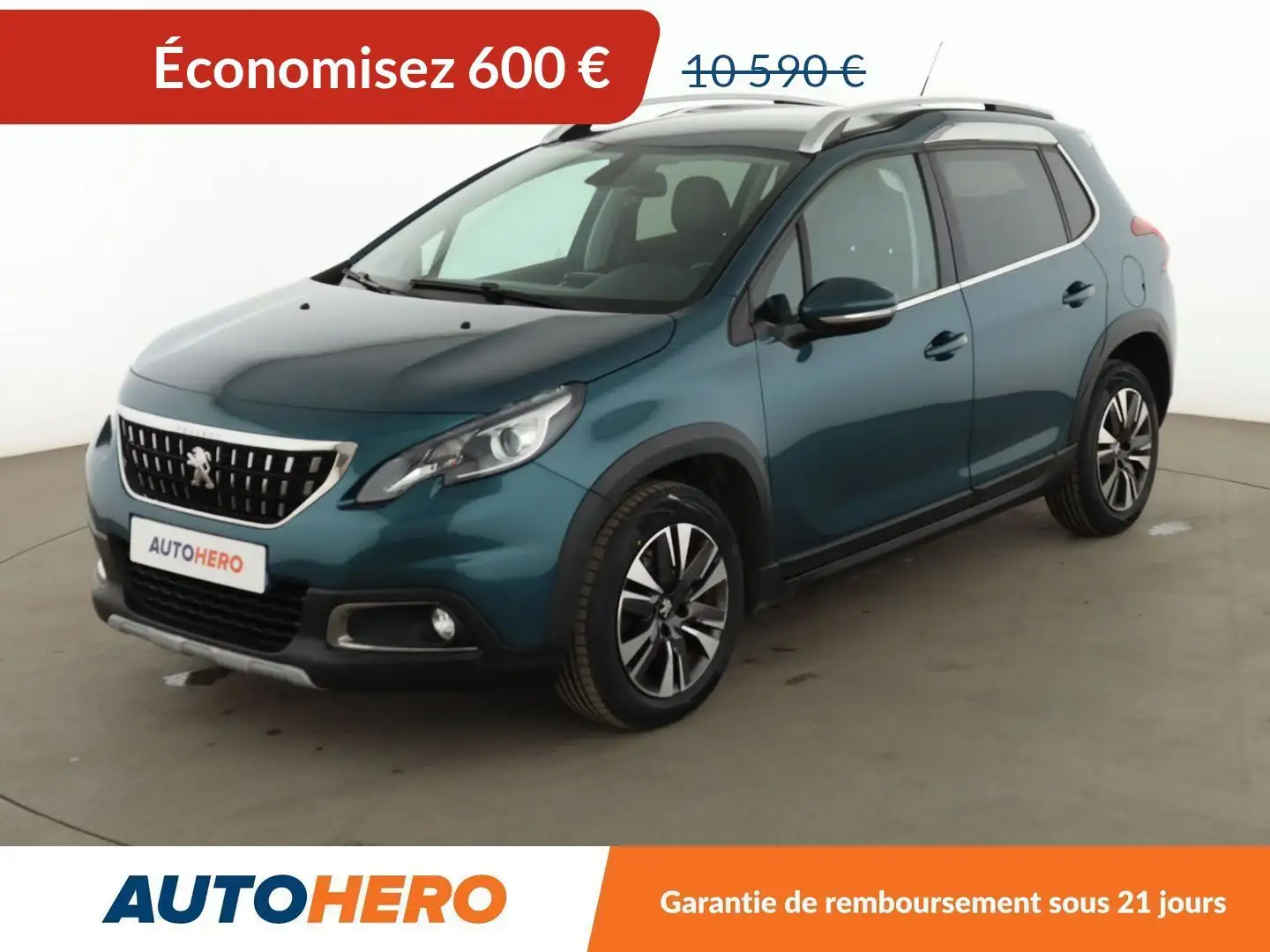 Peugeot 2008 1.2 PureTech Allure EAT6 Vert - 1