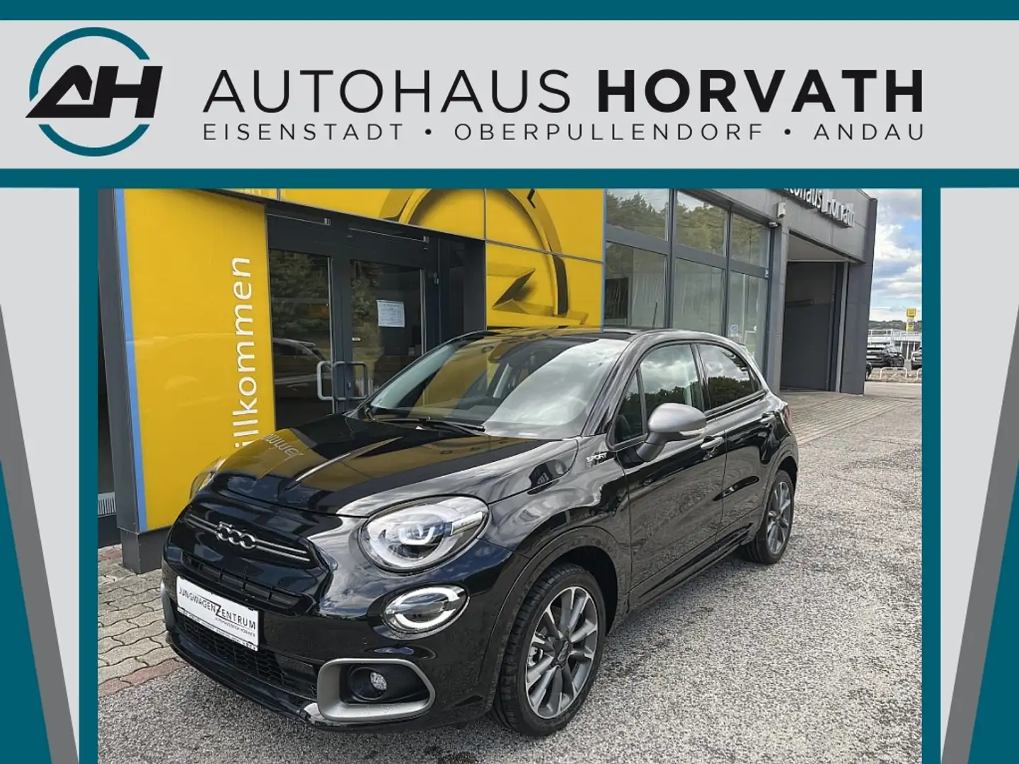 Fiat 500X Hybrid 130 7-Gang-DCT Sport Sport Černá - 1