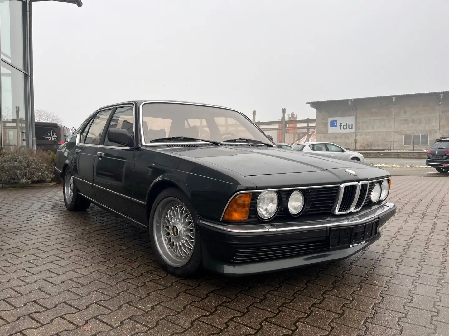 BMW 735 i H-Kennzeichen, BBS-Alus, Schiebedach, Leder Zöld - 2
