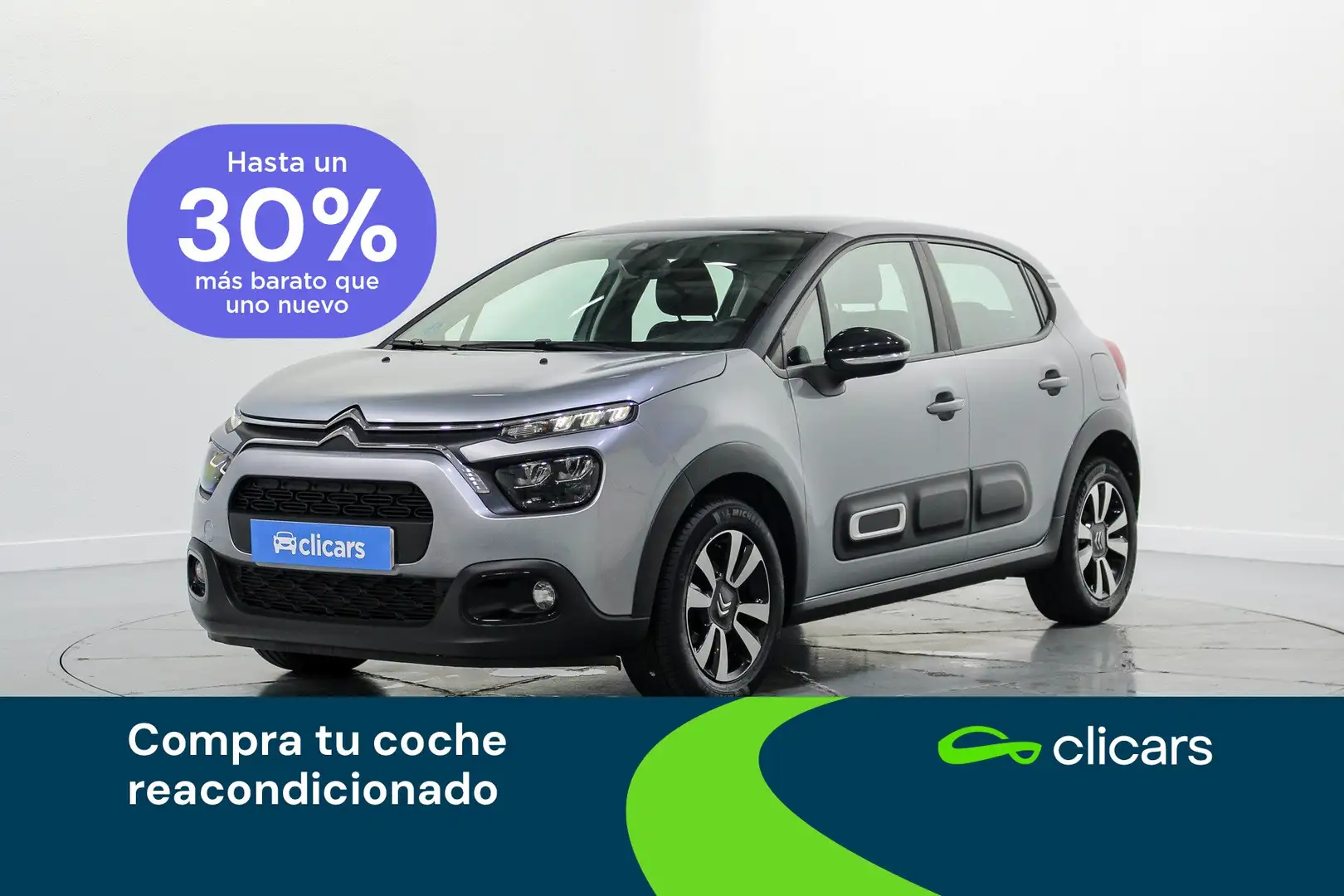 Citroen C3 1.2 PureTech S&S Feel Pack 83 Plateado - 1