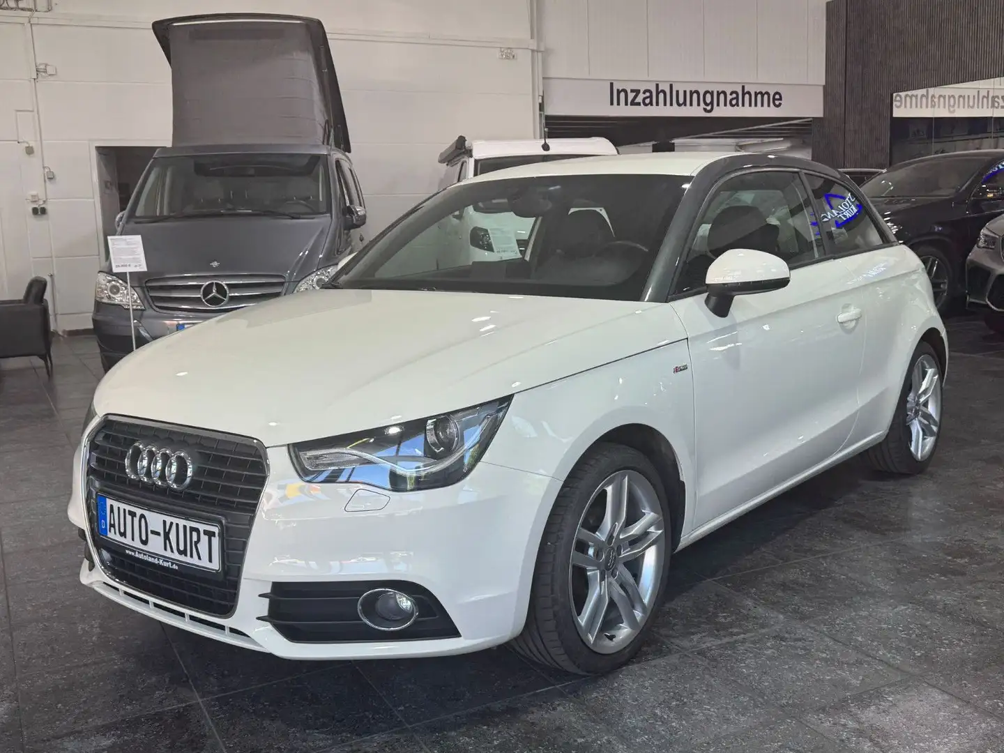 Audi A1 1,2 TSI*Navi*BI-Xenon*T-leder*PDC*17´*S line+ Blanc - 2
