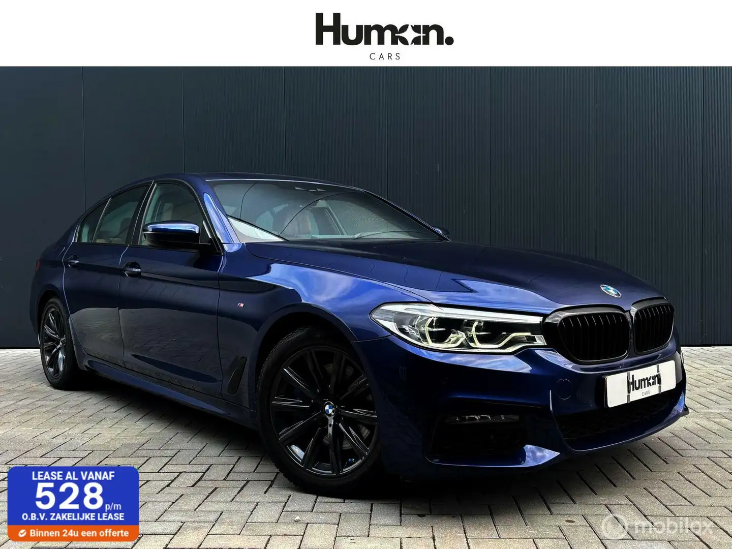 BMW 530 5-serie 530i High Executive M pakket 252 PK Full l Bleu - 1