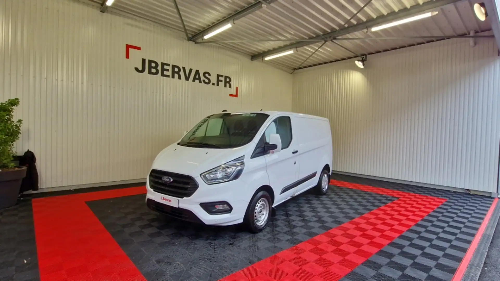 Ford Transit Custom 300 L1H1 2.0 ECOBLUE 130 MHEV TREND BUSINESS Blanc - 1