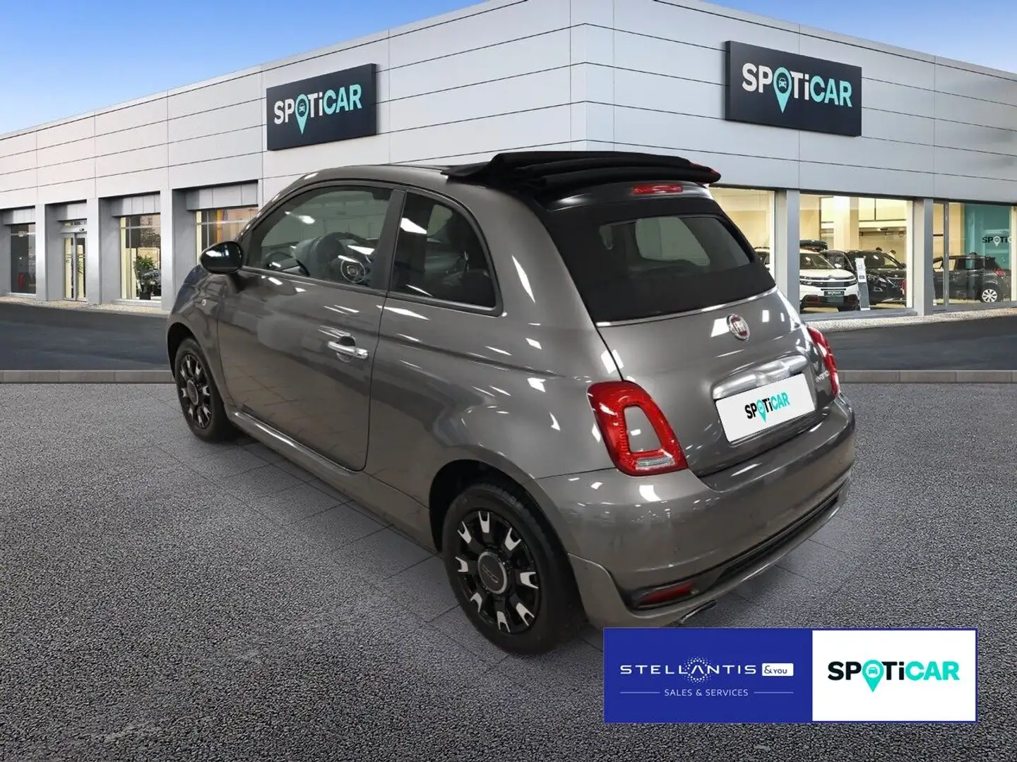 Fiat 500C 1.0 Mild Hybrid RockStar *Navi*PDC*Klimaautom* Gris - 2