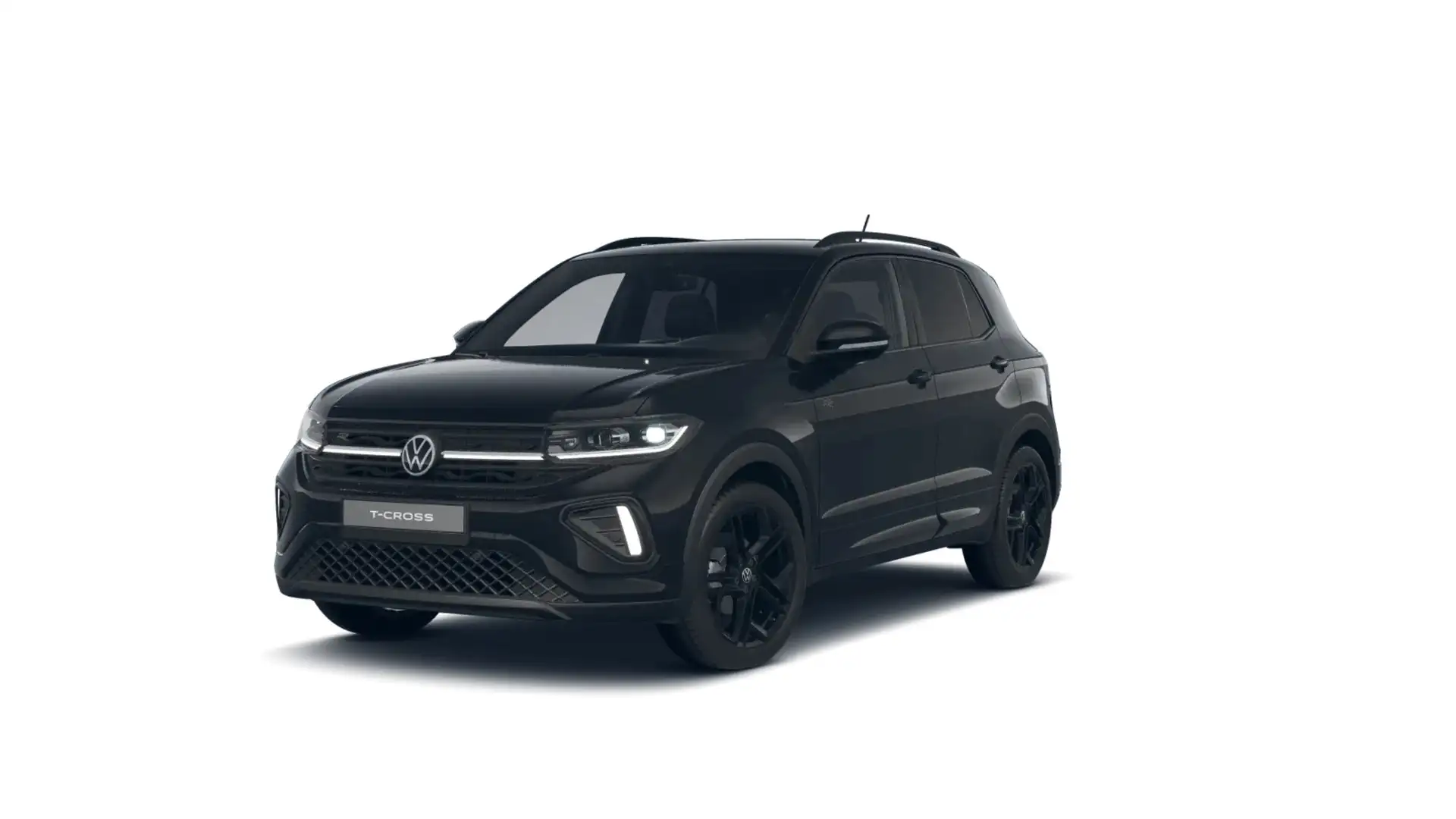 Volkswagen T-Cross 1.5 TSI DSG R-LINE BLACK AHK ACC IQ.DRIV Schwarz - 2