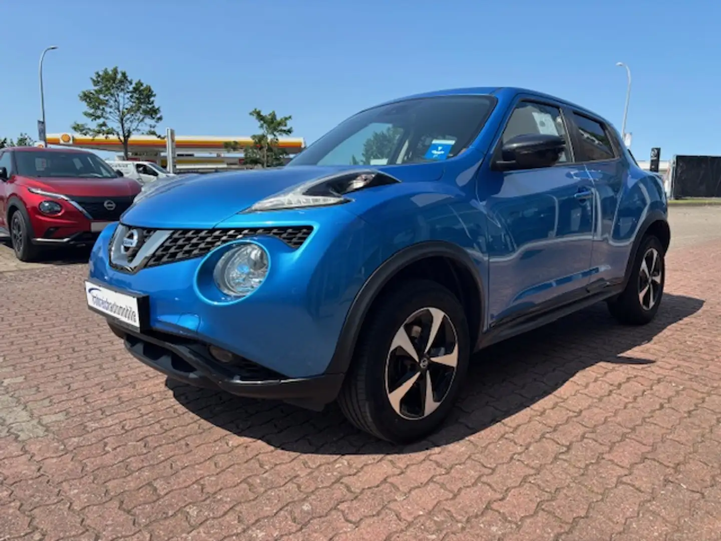 Nissan Juke 1.6 N-Connecta Navi Sitzheizung Kamera Blauw - 1