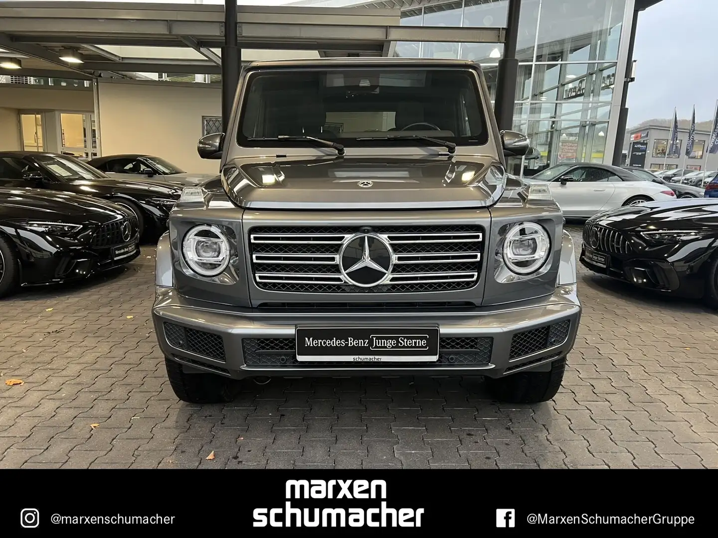 Mercedes-Benz G 400 G 400 d EXCLUSIVE Standh+Multib+Distr+Memory+AHK Grigio - 2