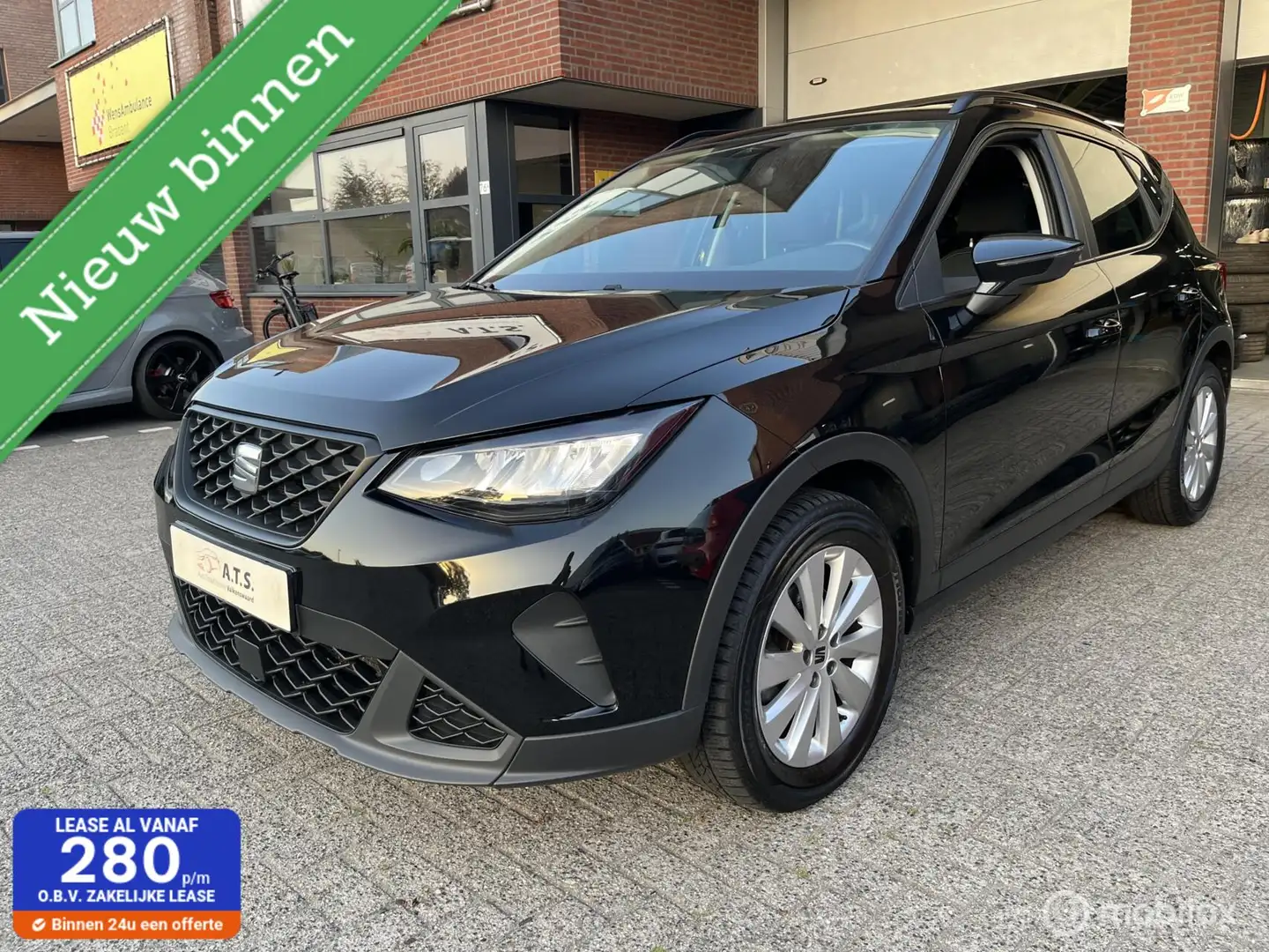 SEAT Arona 1.0 TSI DSG Style NAVI*CRUISE*PDC*CLIMA*LED* Zwart - 1