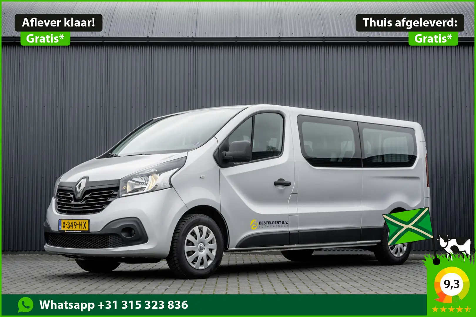 Renault Trafic Passenger **1.6dCi 9-Pers L2H1 | Incl. BPM, BTW vr Silber - 1