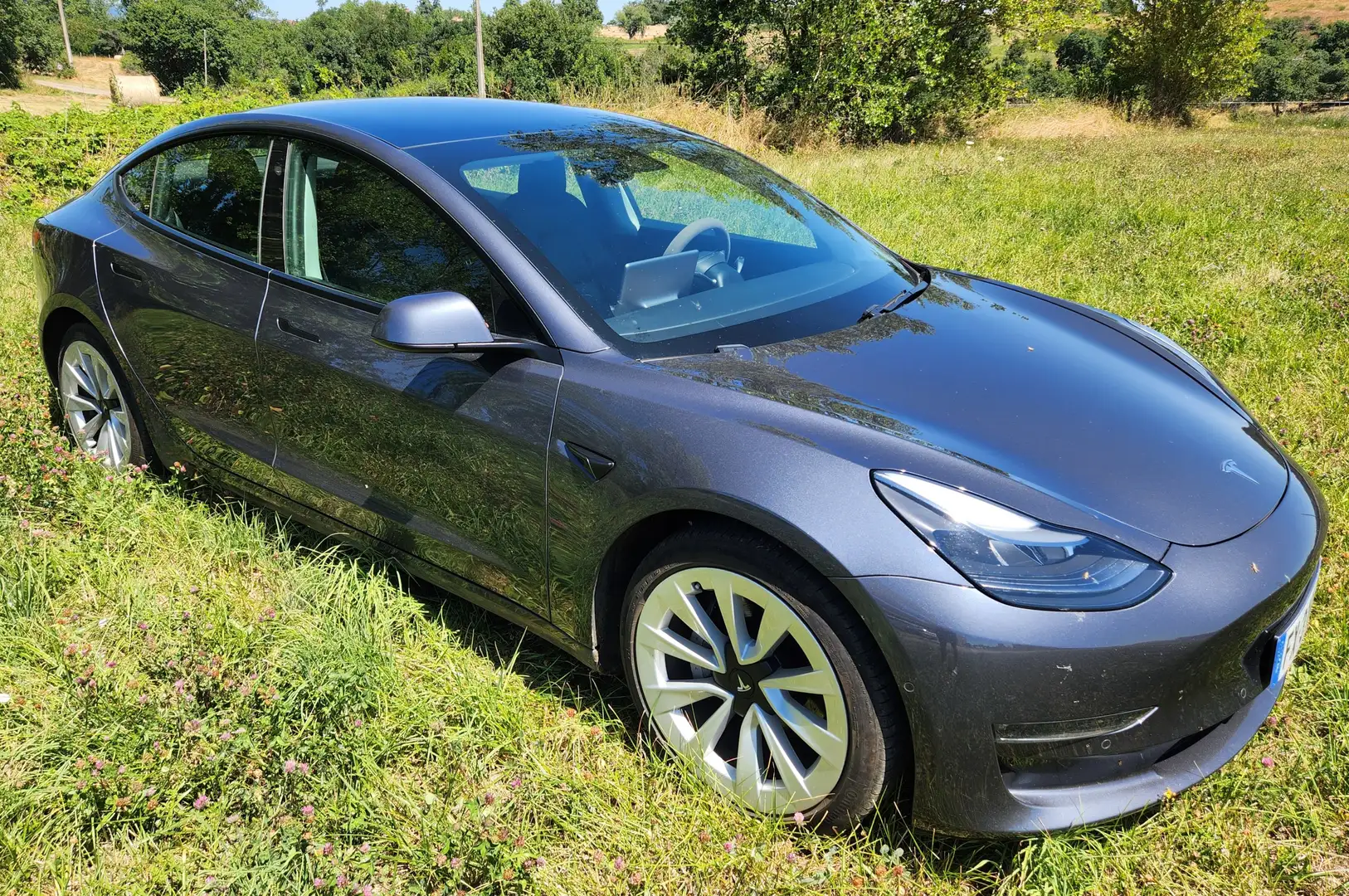 Tesla Model 3 MODEL 3 Long Range Dual Motor AWD grande autonomie Gris - 1