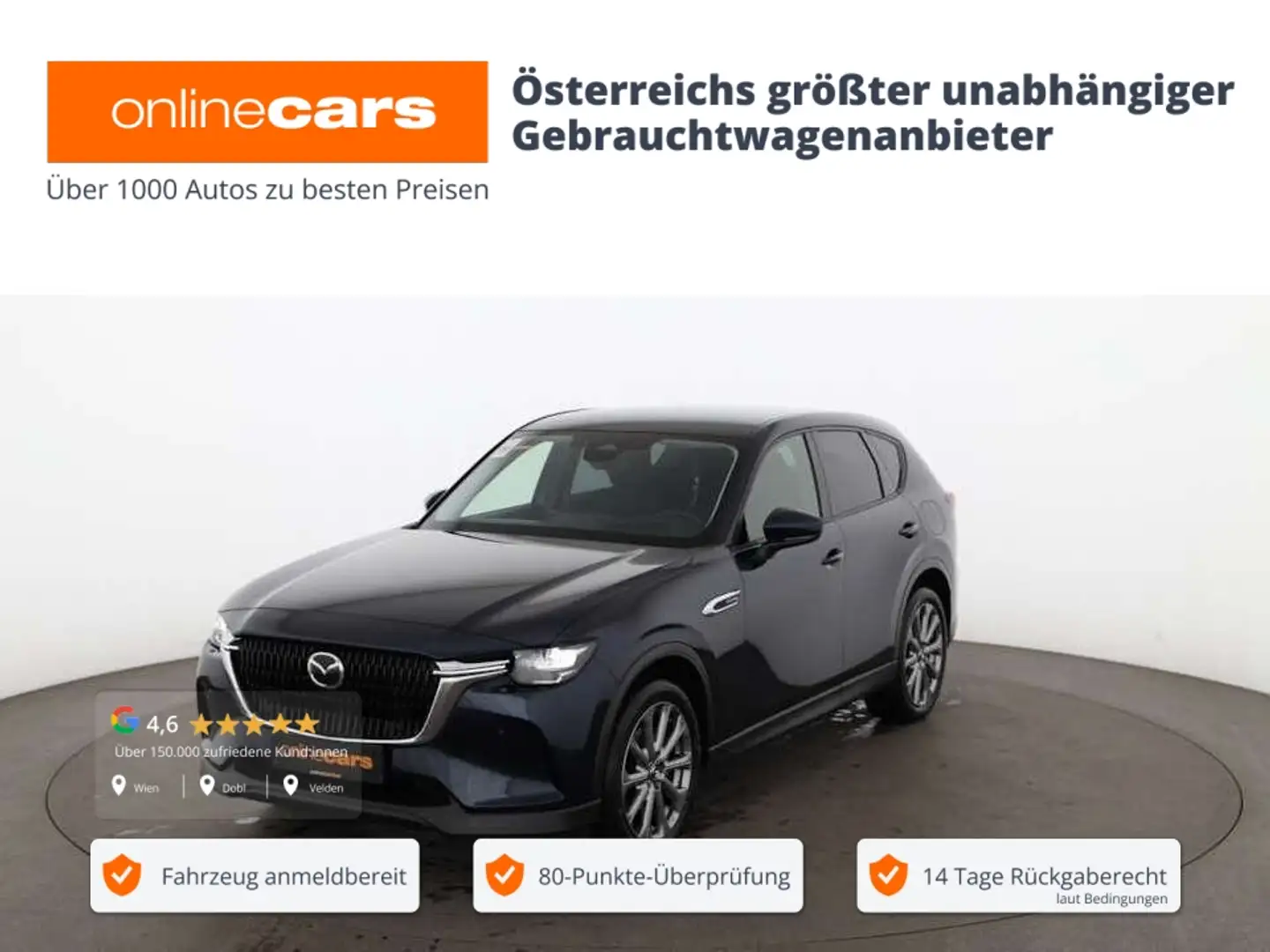 Mazda CX-60 3.3 e-SKYACTIV Aut LED HEAD-UP NAVI SITZHZG Blau - 1