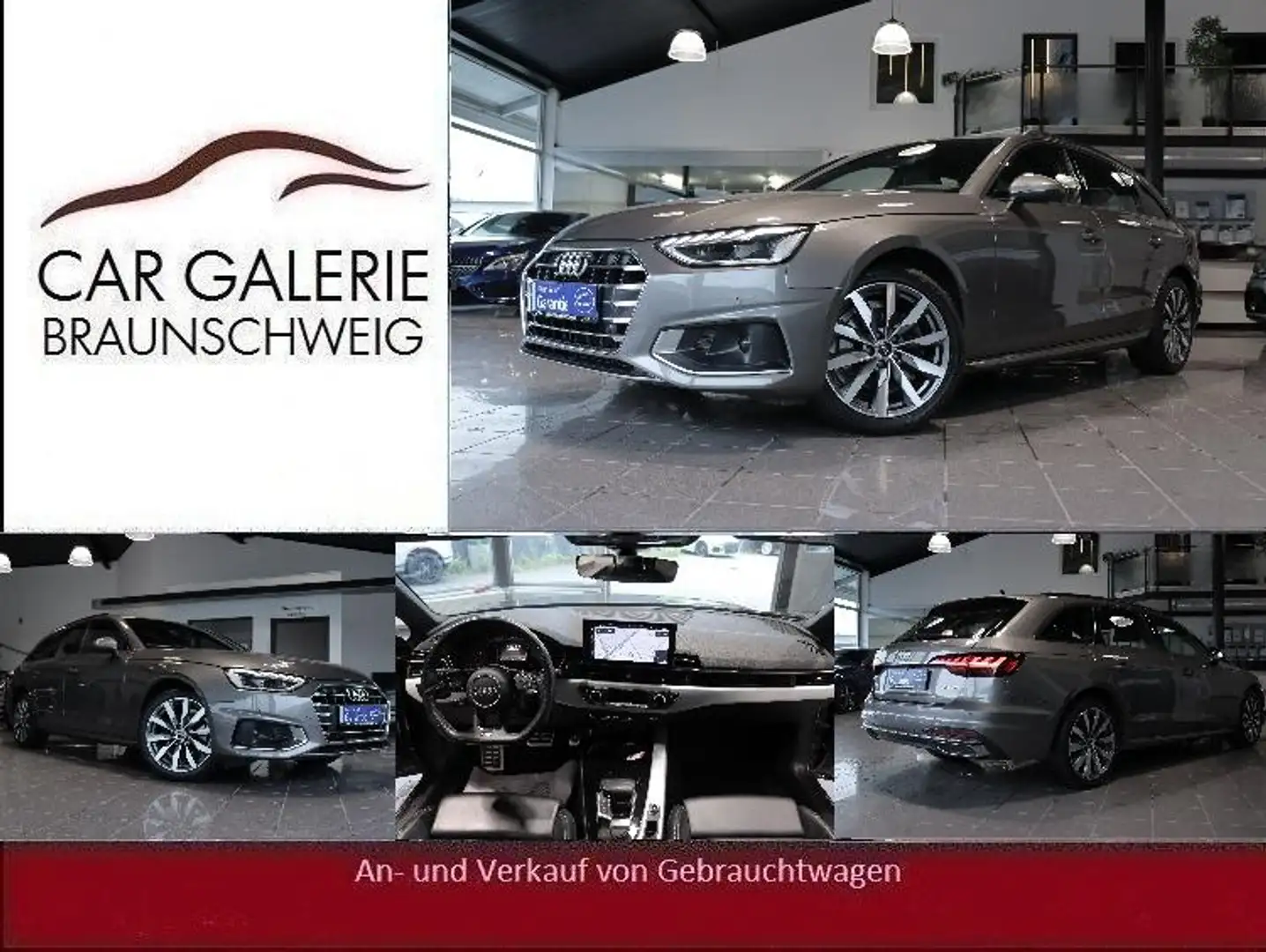 Audi A4 2.0 TDI 30 TDI advanced* S-LINE*NAVI*CAM*LED Gris - 1