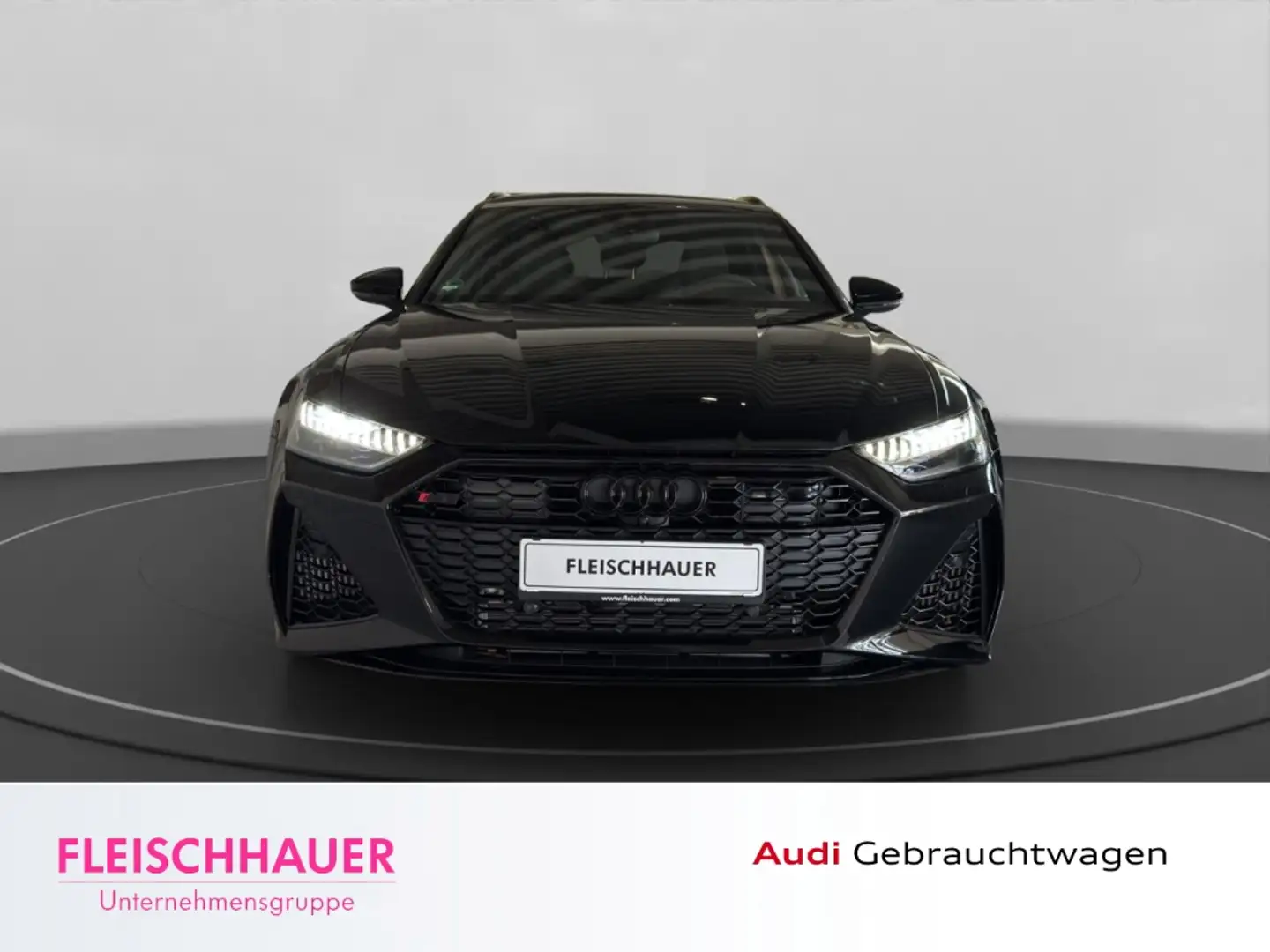 Audi RS6 4.0 TFSI quattro Luftfederung Pano Navi Leder Matr Negro - 2