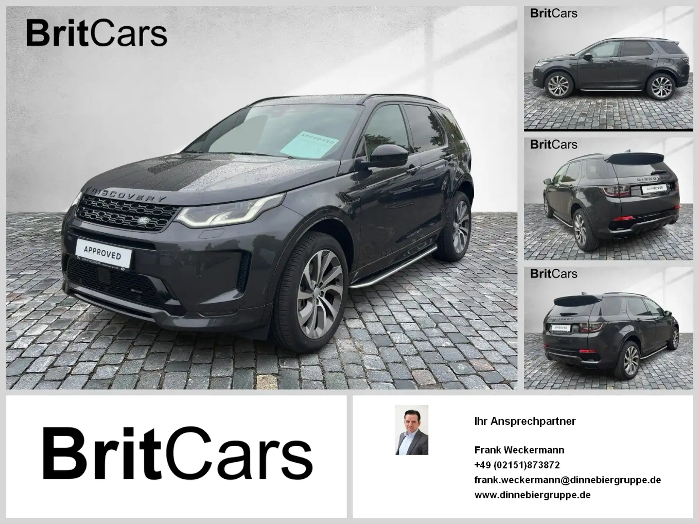 Land Rover Discovery Sport P300e R-Dynamic HSE Head Up ACC Grau - 1